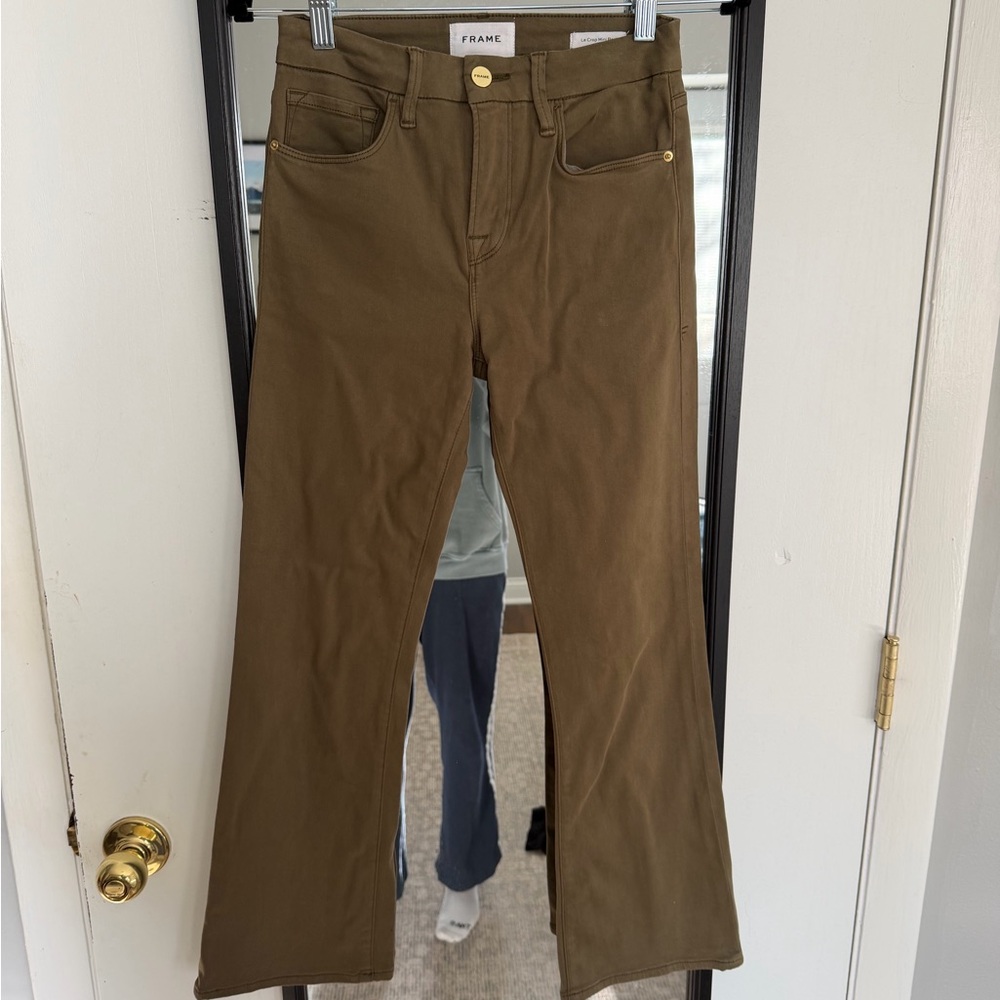 Frame le crop mini boot cut